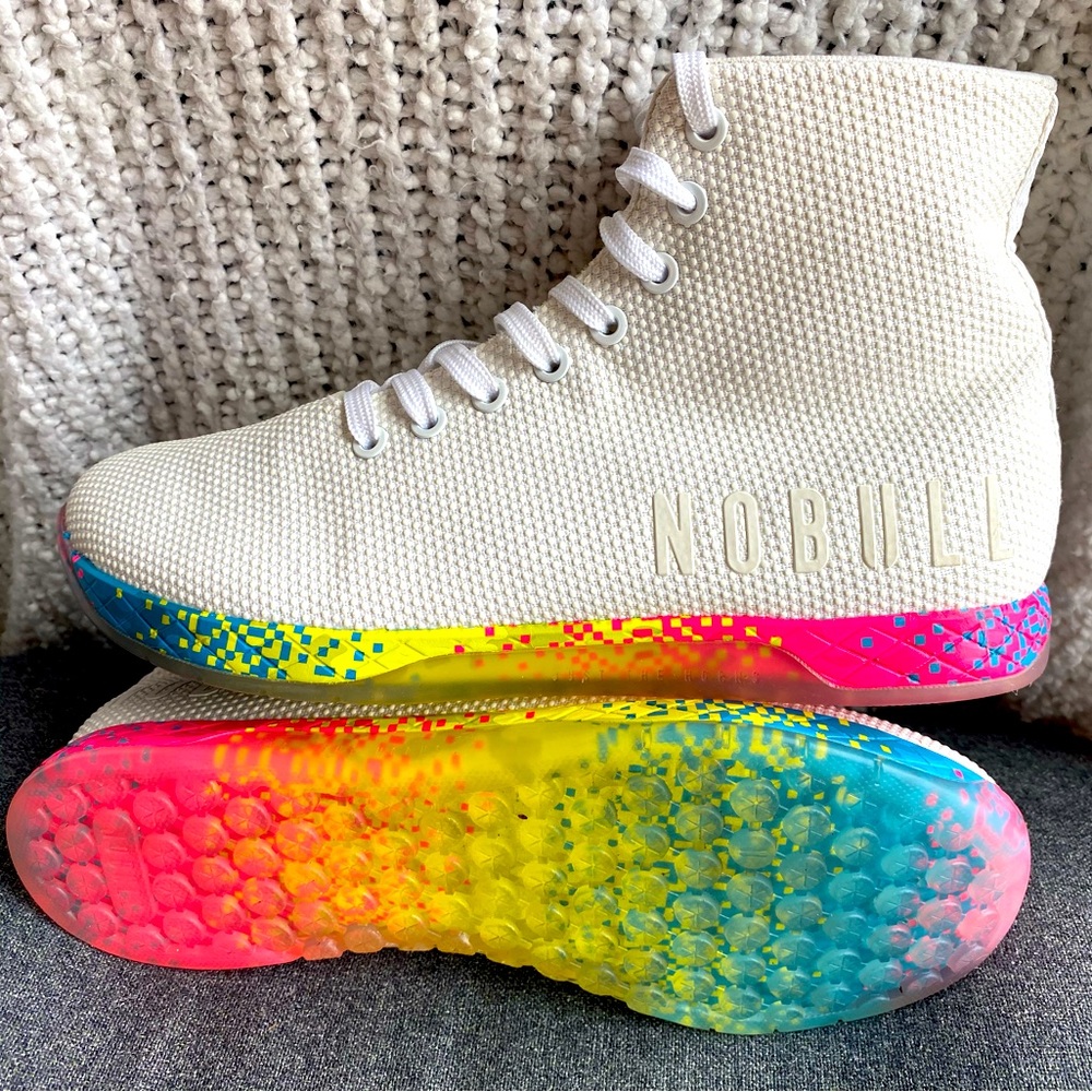 Men’s NOBULL Superfabric size 9.5 high top training shoe